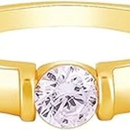 925 Silver Golden Courtesy Ring,Fixed Size, Indian - 11 | Gifts for Women and Girls | With Certificate of Authenticity and 925 Stamp | 6 Months Warranty*-image-31