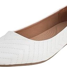 Women Synthetic Leather Flat Ballerina Shoes-83