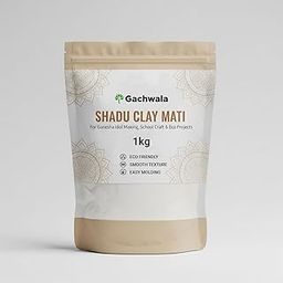 Gachwala Natural Shadu Clay for Ganesha Idols – Ecofriendly Shilpkar Mati 1kg | Ready to Use Biodegradable Clay for Ganesh Murti Making & Festival Ganpati-image-75