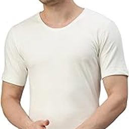 Men's Cotton Rich, Triple Insulated, Solid, Half Sleeve, Round Neck Fitted Thermal Vest-image-57