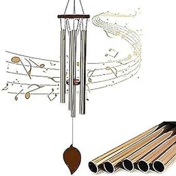 PRYFIL Large Wind Chimes Outdoor Deep Tone, 31 Inch Sympathy Wind Chimes Amazing Grace with 6 Big Tubes - Best Metal Musical Windchime Outdoor and Home Decoration, Home Decor Items-image-84