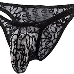 Mens Lace Sheer Style Bikini Underwear-picture-50