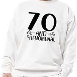 Seek Buy Love 70 and Phenomenal Sweatshirt, Unisex 70th Birthday Gift, Fun Birthday Shirt, Milestone Birthday, Seventieth Birthday Premium-image-20