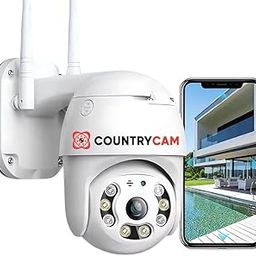 COUNTRYCAM 2MP 1080p Outdoor Smart Wi-Fi Wireless CCTV Security Camera | 2-Way Audio | Colored Night Vision | Motion Detection Tracking | 360° PTZ | IP66 Weatherproof | SD Card Support Upto 128GB-image-19