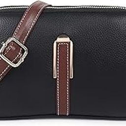 Women's Vegan Leather Black Crossbody bag Sling Bag for women and girls-image-9