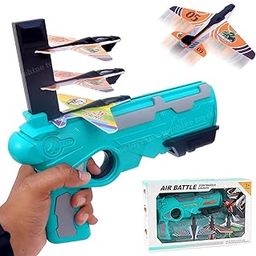 Toyshine Airplane Launcher Toy Catapult Plane Gun for Kids Outdoor Toy,.-24