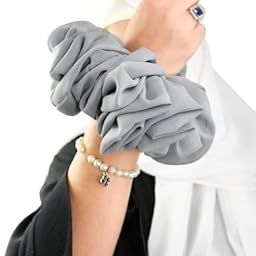 Wrap My Hijab Hair Volumizer Georgette Scrunchi-image-28