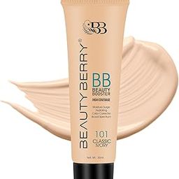 Beauty Berry Beauty Booster High Coverage Foundation | Lightweight Natural Finish | Easily Blendable | Long Lasting Liquid Foundation for Women (Classic Ivory, 35ml)-image-12