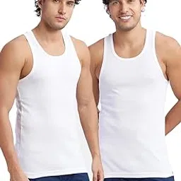 jockey Men's Solid Regular Fit Vest-picture-34