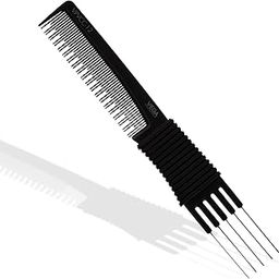VEGA PROFESSIONAL Fork Comb (Carbon Anti-Static Black Line Hair Comb), (VPVCC-12)-image-34