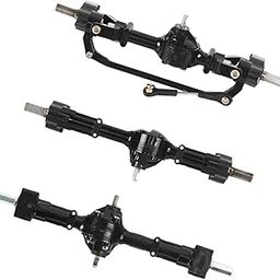 ATORSE Assembly Rc Front Rear Bridge Remote Control for Off-Road Climbing 6Wd-10