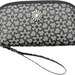 Women Geometric Pattern Wallet for Women – Stylish Printed Design for Daily Use(Black)-image-3