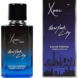 Xpac Ramon New york city 100 ml Luxury Eau de Parfum Long lasting with Citrus Lavender and Amber Notes| Party, Night and date Fragrance.-0