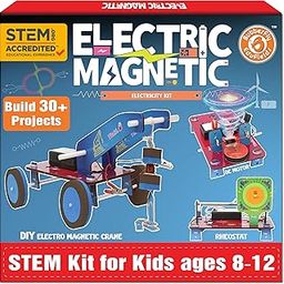 Butterfly EduFields 30In1 Science Project Kit | Birthday Gift For Boys Girls Ages 8 10 12 14 Years | 30+ Electricity Magnetism Diy Stem Projects | Educational Learning Stem Toys For 8 To 12 Year Olds-8