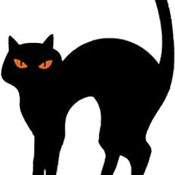 Black Cat Silhouette Garden Stakes Party Iron for Yard Style D |1 Piece Cat Silhouette Garden Stake-image-52