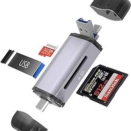 SPIN CART All in 1 USB 3.0 Type C Micro USB OTG Function, Memory Card Reader Adapter for TF, SD, Micro SD, SDXC, SDHC, MMC, RS-MMC, UHS-I for Smartphone Laptop Camera-image-51
