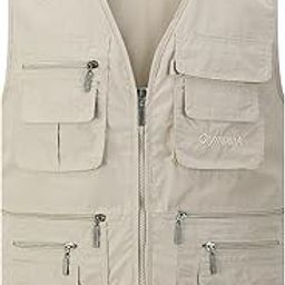 Men's Travel Safari Vest Summer Outdoor Pockets Photo Utility Fishing Vest-image-52