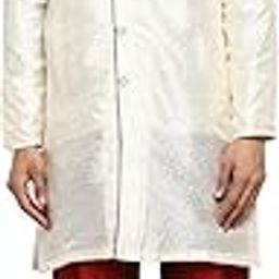 Mens Silk Blend Floral Indowestern Sherwani-picture-14