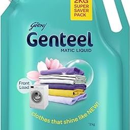 Genteel Matic Liquid Detergent Refill Pouch for Front load Washing - 2kg | No Soda Formula | with Added Fabric Conditioner-15