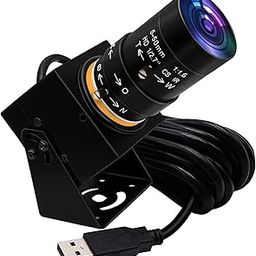 4K USB Camera with Microphone 5-50mm Varifocal Lens Manual Zoom Webcam 8MP IMX317 Sensor 3840x2160@30fps UVC for Windows, Linux, Mac, Raspberry Pi, etc.-25