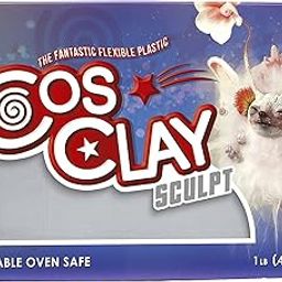 Andwing Cosclay Sculpt - Soft Gray - Flexible Polymer Clay (1lb)-picture-31