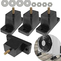 YEUNAS Air-Conditioner Shock Rubber Vibration Pad Kit, Air Conditioner Shock Lsolator Mount Bracket Set (4 Pack)-image-46