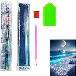 Homeaura® 5D Diamond Painting Kit - Rhinestone Extremely Shiny Diamond Painting Art - Abstract Style Room Decoration (30cm x 40cm)-image-48