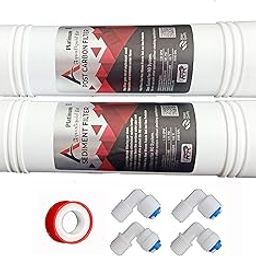 AQUALIQUID RO Platinum Post-Carbon Filter, Sediment Filter with 4 Piece Connectors for RO Water Purifier(PTech-sedi+post)-image-14