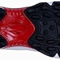 FIRE FLY Men All Rounder Shoe for Cricket Sports Outdoor with Rubber Sole Light Weight in PU (Blue/Red) (10, Red)-image-18