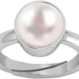 South Sea Pearl 9.00 Ratti 8.00 Carat Natural Pearl Gemstone Original Certified Moti Adjustable Astrological panchhdhaatu/Ashtadhatu Ring for Men and Women-25