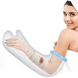 SMARAN Waterproof Arm Cast Cover for Shower – Full Arm Cast Protector with Watertight Seal | Reusable Cast Sleeve for Adult Bandages, Wounds & Injuries | Keep Dressings Dry While Bathing or Showering-image-29