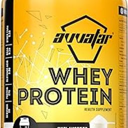 avvatar Whey Protein | 1Kg | Unflavoured | 27g Protein | 29 Servings | Isolate & Concentrate Blend-18