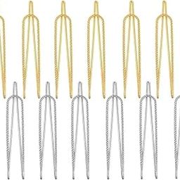 Clip on Saree Hijab Pallu Dupatta Chunari Pins Patli Strong Sari Hold Brooch Multi-purpose Metal Pins for Women-image-55