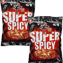 Nongshim Shin Red Super Spicy Instant Noodles, 4.23 oz ℮ 120 g, 2 Pack-image-41