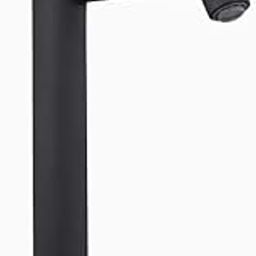 Gravity WaterLuxury Tall Basin Mixer, Matt Black, Brass Construction, Splash-Free Design, 39 X 411 (MM)-image-58