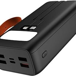 LAPCARE Tanker 30000mAh Powerbank I Metallic Body | 4X USB & 22.5w QC PD3.0 Type-c Fast Charging with Dual Attached Cable for iPhone and Android Devices | Multi Layer Protection | Made in India-picture-12