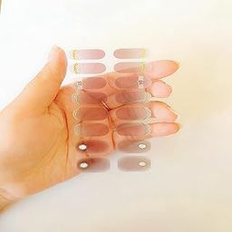 Simply Inked Bossy Grey Nail Art Strips Designer Nail Art Strips for Girls & Women, Size: 2.28 x 4.8 in-34