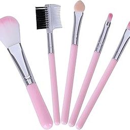 RIXTEC Synthetic Bristle Makeup Brush Set, 5 Piece-49