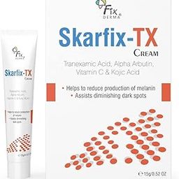 Fixderma Tranexamic Acid + 2% Kojic Acid + 1% Arbutin SKARFIX -TX Face Cream | Pigmentation Removal Cream | Kojic Acid Cream | Uneven Skin Tone - 15 gm (Pack of 1)-6