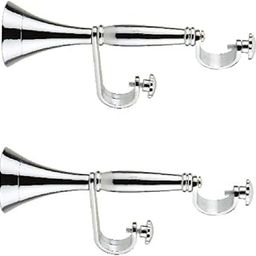 Badri's Brass Heavy DOUBLE Support (Concealed) for Curtain Rod Pack of 2 pieces-image-30