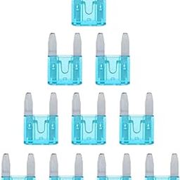 Durvient Mini Blade Fuse (ATM, APM) Auto Car standard Fuse Kit 10 Pcs (15Amps)-image-37