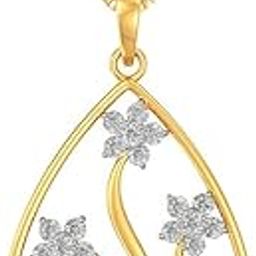 joyalukkas Pride Diamond Collection 18K Yellow Gold and Diamond Pendant-picture-2