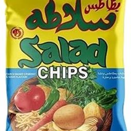 Salad Oman Potato & Starch Based Crunchy Hot & Sour Flavour Flavour Crispy Corn Curls/Puffs, 75g Pouch (Imported)-image-96