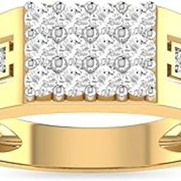 pc jeweller The Leoda 18KT Yellow Gold and Diamond Ring for Men-picture-22