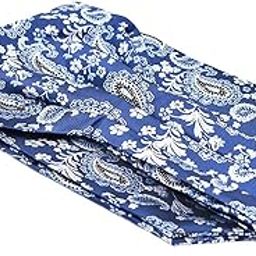 Men's Jacquard Floral Classic Cravat Tie (Blue)-image-54