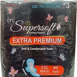 Sanitary Pads XXL Size for Women – 320mm Ultra Long with Wings – Heavy Flow Protection – Soft, Rash-Free & Leak-Proof Napkins – Pack of 2 (40 Pads Each)-image-35