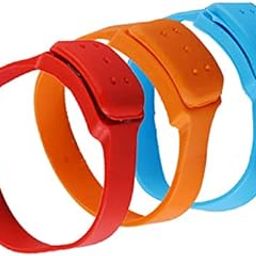 LeevMe Silicon Mosquito Repellent Wrist Bands for 60 Days Use, Resealable, DEET free Mosquito Repellent Bracelets for Kids and Adults, For Indoor and Outdoor (3 Bands)-picture-0