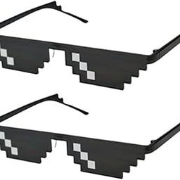 Thug Life Sunglasses Pixel Gangsta Life Funny Novelty Shades-picture-39