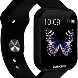 Bouncefit D20 Y68 Fitness Band Smart Watch for Men, Women, Boys, Girls, Kids – Single Touch Interface, Water Resistant, Workout Modes, Quick Charge Sports Smartwatch – Jet Black-31