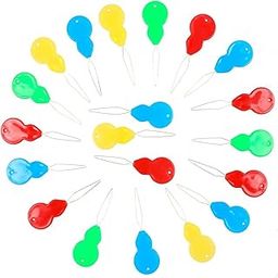 Jasol Plastic Needle threaders 20Pcs Needle Threader Hand Machine Sewing Tool for Sewing Crafting Knitting Craft Quilting, DIY Art Pack of 20 (Multicolored)-picture-29